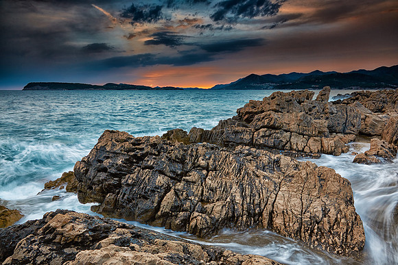 A Stormy Sunset, Dubrovnik