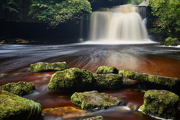 West Burton Falls After Rain
