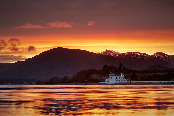 Ardgour Lighthouse Sunset