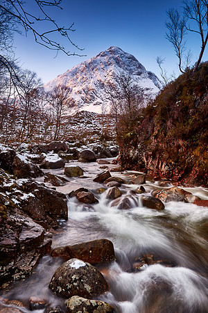 Winter Sun, Buachaille Etive Mor, Glen Coe