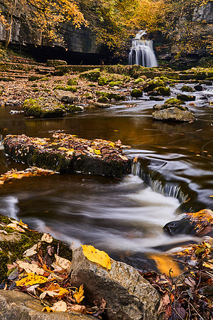 Autumn At West Burton Falls, Yorkshire Dales