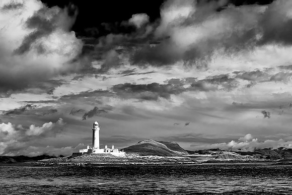 Lismore Lighthouse Black & White