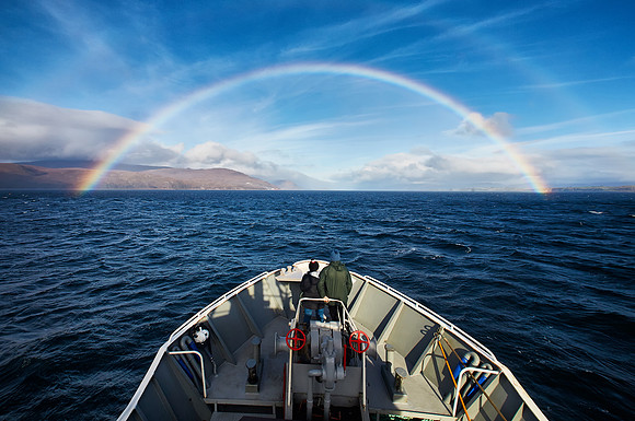 Rainbow over Elizabeth G