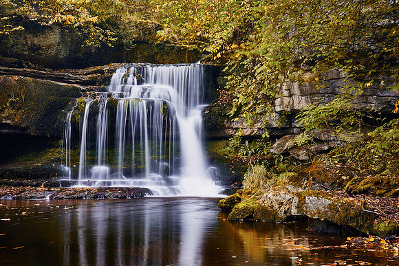 Early Autumn Colours, West Burton Falls