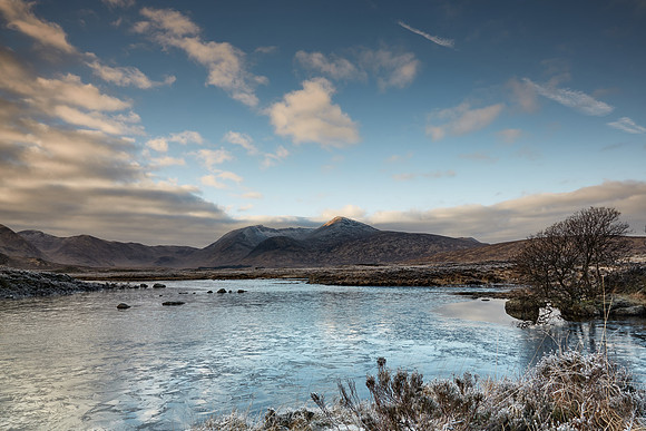 A Cold Winter's Day on Rannoch Moor