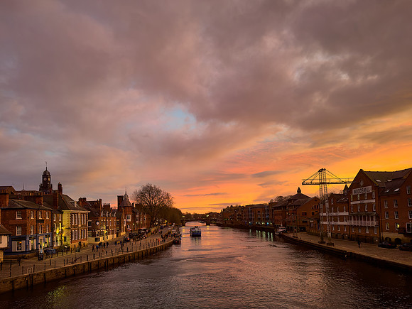 River Ouse, York, At Sunset