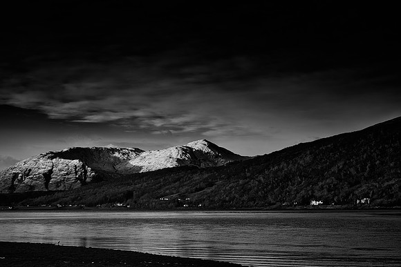 Winter Sun on Onich