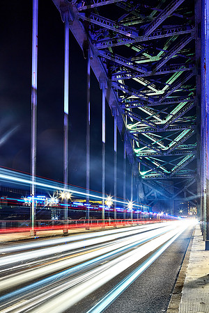 Tyne Bridge Newcastle At Night