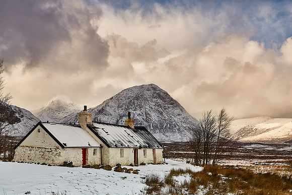 Blackrock Cottage is a scottish scenery icon nestled in the mountains of Glencoe.