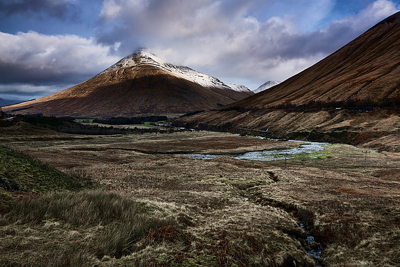 Sunlight on Beinn Dorain