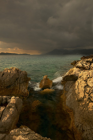 A summer storm in Dubrovnik