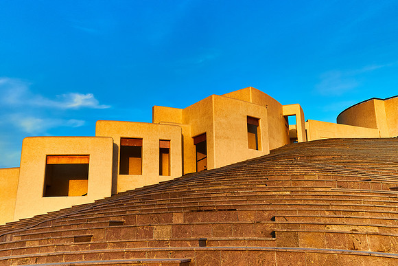 Katara Cultural Village, Doha in late afternoon sun